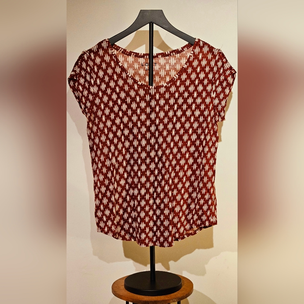 LOFT Short Sleeve Pattern Tee